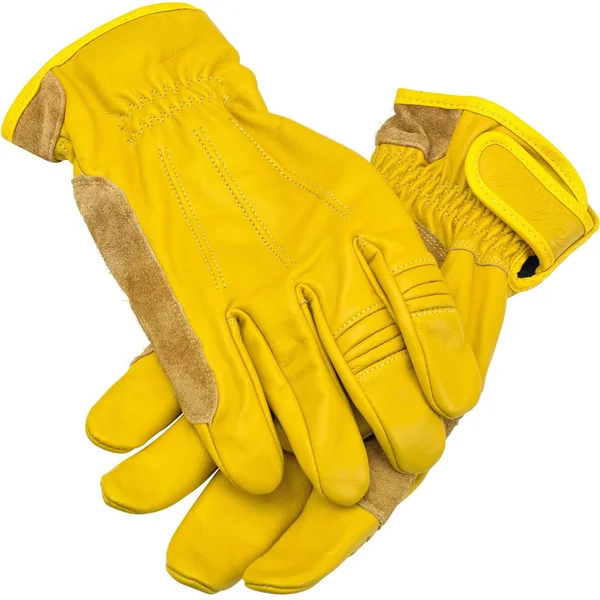 Biltwell Work Riding Gloves - Gold