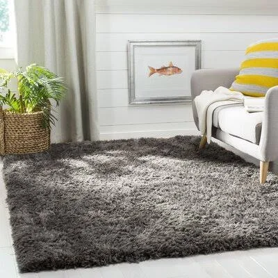 Barto Charcoal Rug Ivy Bronx Rug Size: Rectangle 8' x 10'