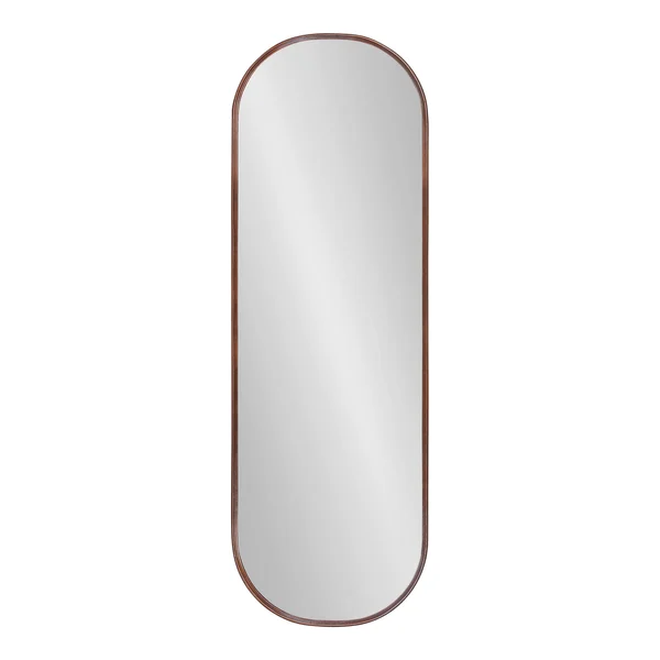 Kate and Laurel Caskill Capsule Framed Wall Mirror - Gold - 24x36