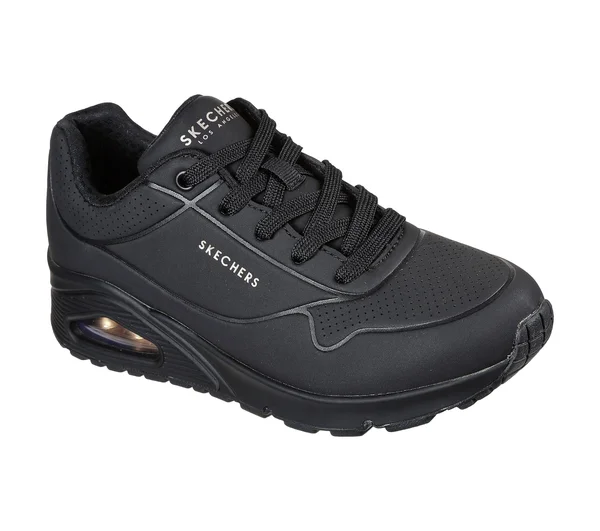 Skechers Women's Uno Stand on Air Sneaker Black 9