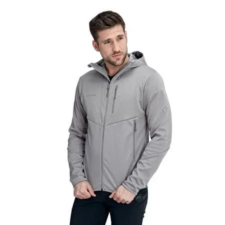 Mammut Technical Softshell Hooded Jacket Grey M