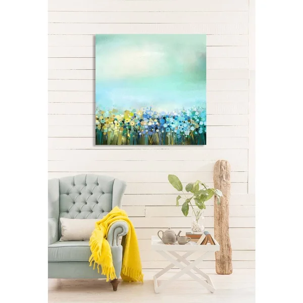 Picture Perfect International Eternal Sunshine 3x22 Giclee Print Canvas Wall Art, 30 Inches x 30 Inches x 1.5 Inches
