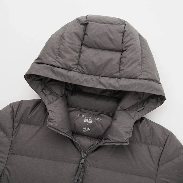 Uniqlo Women's Ultra Light Down Puffer Parka - Black, XXL