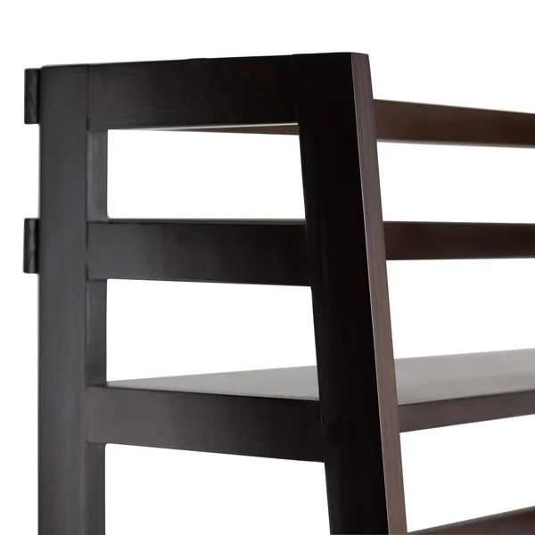 Wyndenhall Normandy Solid Wood 63 inch x 30 inch Rustic Ladder Shelf Bookcase - 30x22W x 15.9x22d x 63x22H - 30x22W x 15.9x22d x