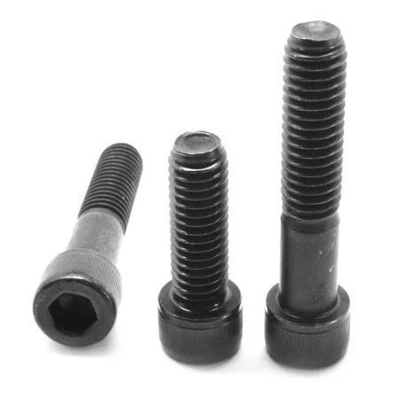 5/16 inch-24 x 2 inch (PT) Fine Thread Socket Head Cap Screw Alloy Steel Black Oxide Pk 100