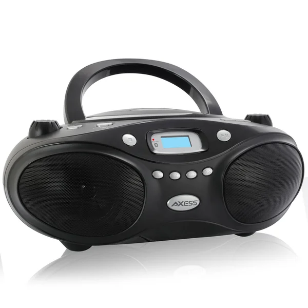 Axess Portable Thunder Blast CD Bluetooth Boombox Black - 14.50 x 10.00 x 6.00