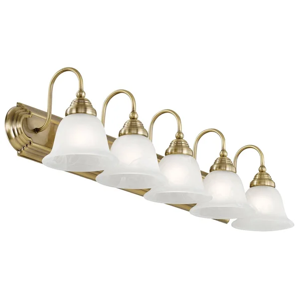 Livex Lighting Belmont Polished Brass Chrome Bath Light 1005-25