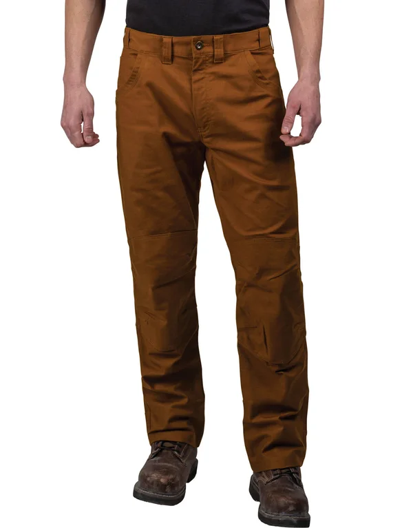 Walls Men's Ditchdigger All-Season Twill Double Knee Work Pant - YP996, Burnished Amber