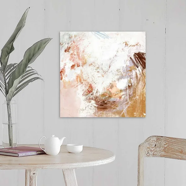 Blush & Umber II - Canvas Wall Art, 20x20, Great Big Canvas
