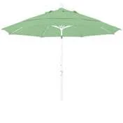 California Umbrella 11& Market Patio Umbrella in Dolce Oasis