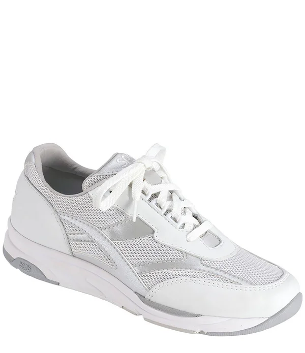Women's SAS Tour Mesh Sneaker - Size: 10.5, Silver
