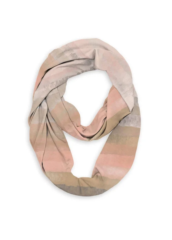 Infinity Eco Scarf - Bright Strokes Stripes 6 by Always Seek Original Artist