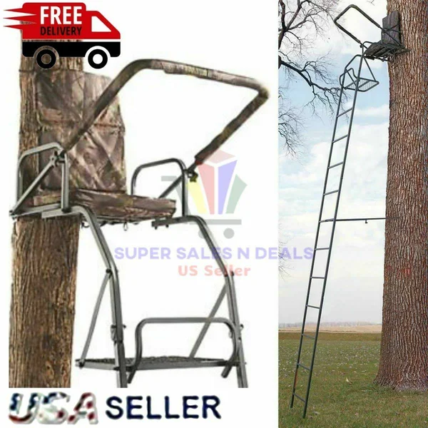 Guide Gear 16& Deluxe Ladder Tree Stand