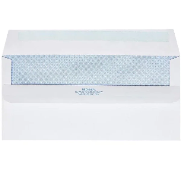 Quality Park Redi-Seal - Envelope - commercial - US No 10 1/2 (4.5 in x 9.5 in) - wallet - open side - self-adhesive - 1 window