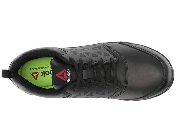 Reebok Sublite Cushion Work Leather Alloy Toe, Women's Black