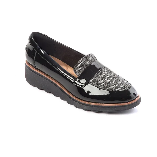 Clarks Sharon Gracie Women's Loafers - Size: 10, Black Tweed