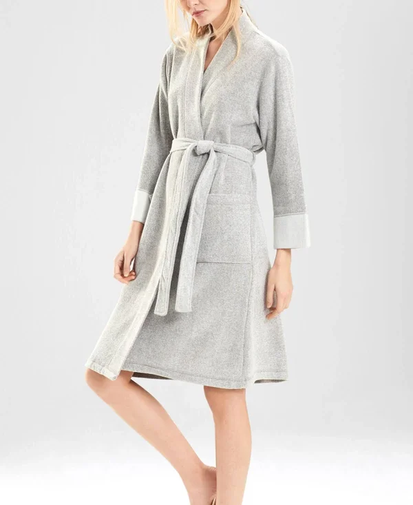 Nirvana Brushed Terry Robe - Women's, Pink, N Natori