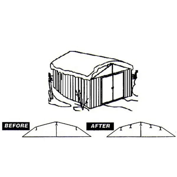 Arrow Shed Roof Strengthening Kit for 10 x 12 ft. Sheds