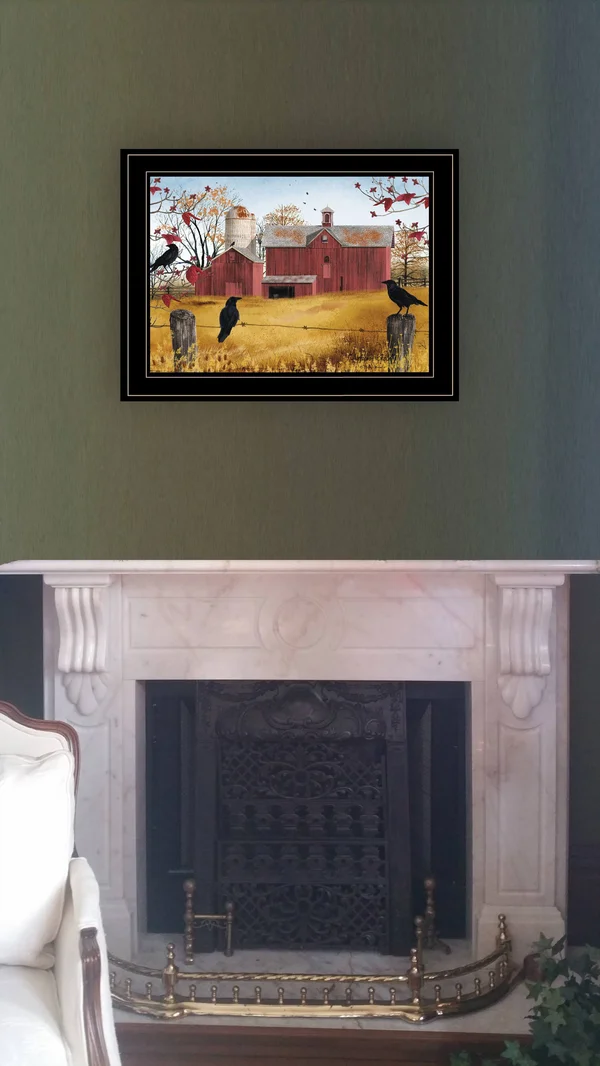 Autumn Gold by Billy Jacobs, Ready to Hang Framed Print, Black Frame