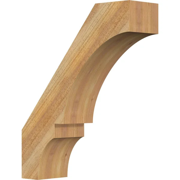 6x22W x 20x22D x 24x22H Balboa Rough Sawn Brace, Western Red Cedar