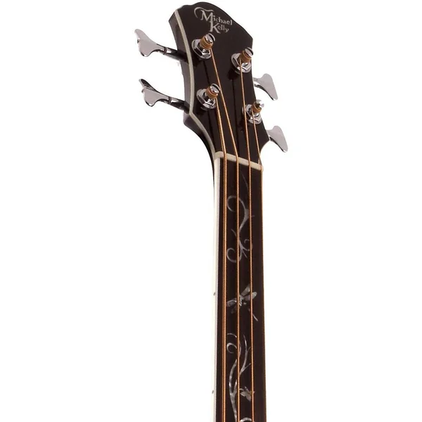 Michael Kelly Dragonfly 4 Fretless Acoustic-Electric Bass Smoke Burst