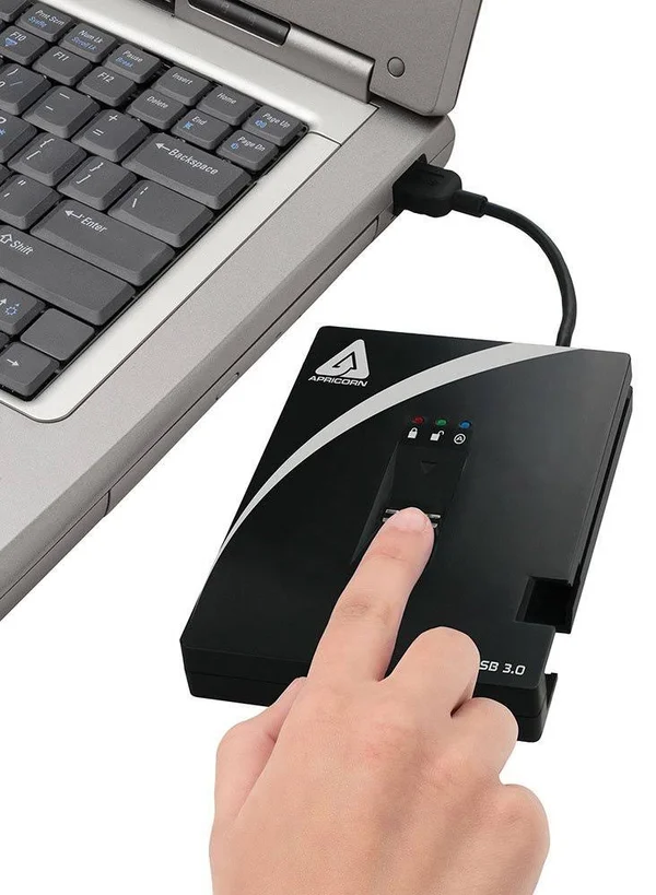 Apricorn Aegis Bio A25-3BIO256-2000 - Hard Drive - 2 TB - USB 3.0
