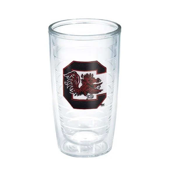 Tervis South Carolina University Emblem Tumbler Set of 4 16 oz Clear