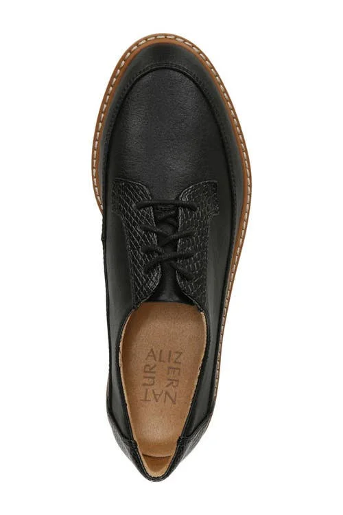 Naturalizer Emme Oxfords - Black Snake