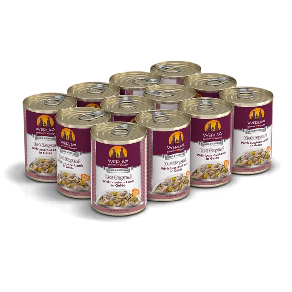 Weruva Hot Dayam Luscious Lamb Canned Dog Food - 14 oz, Case of 12