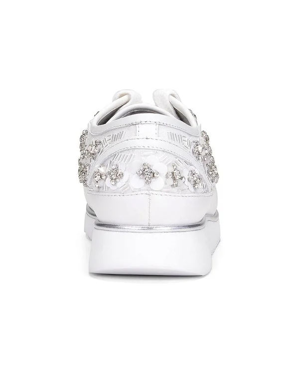 Donald Pliner Flipp Sneaker - White, 8.5