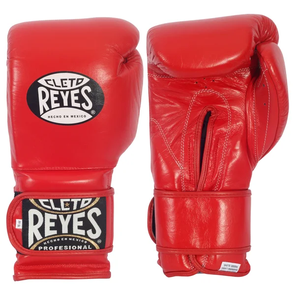 Cleto Reyes Hook & Loop Training Gloves, Red, 18 oz