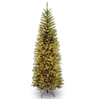 6.5& Green Fir Artificial Christmas Tree with 250 Clear/White Lights