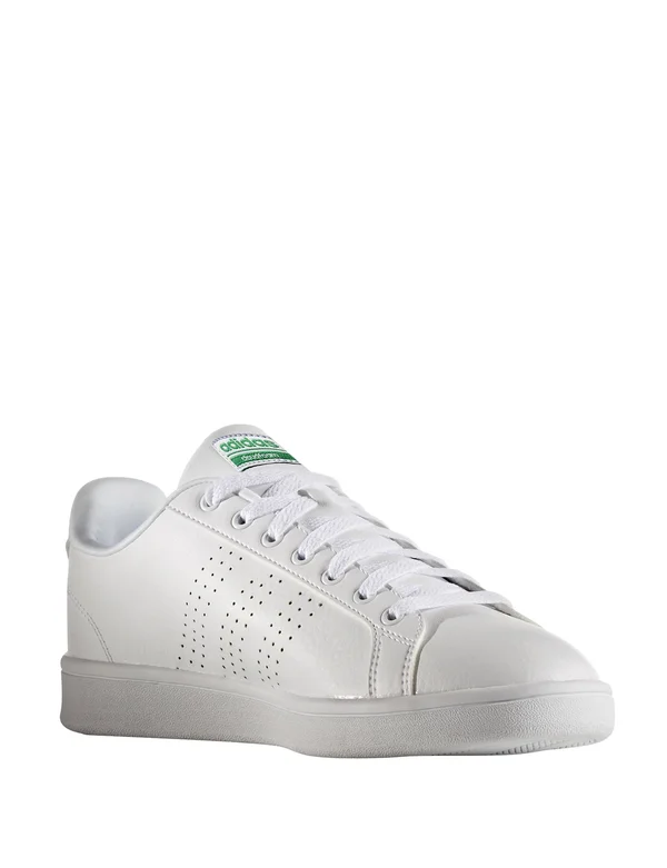 Adidas Men's Cloudfoam Advantage Clean Shoes - White - 8