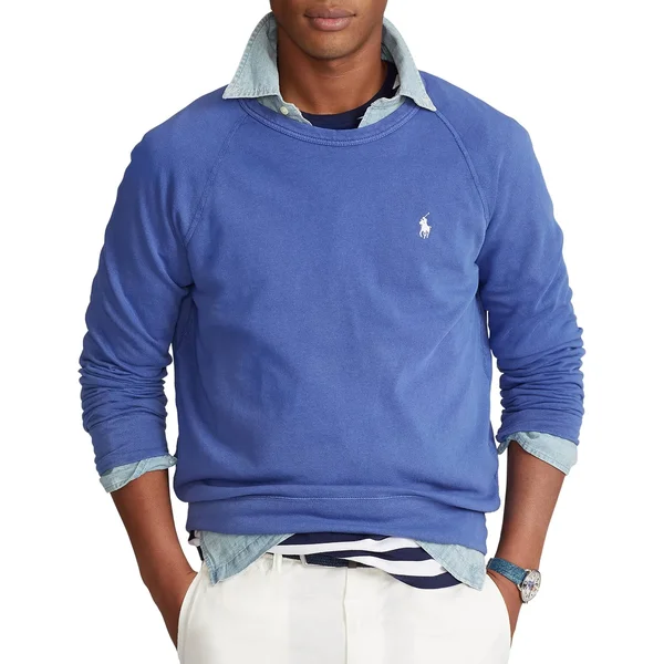 Polo Ralph Lauren Spa Terry Crewneck Sweatshirt Bright Navy XL