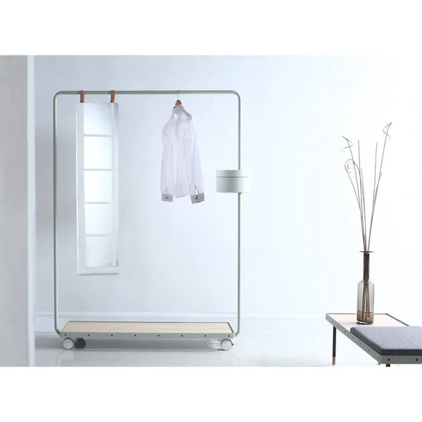 Camino Dolores Garment Rack - Grey/waxed Oak