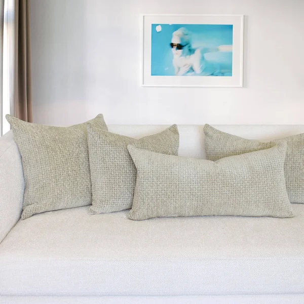 Rodeo Home Katana Textured Chenille Decorative Pillow with Insert - 16x22 x 30x22 - Rose