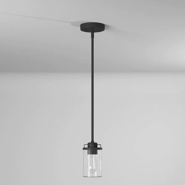 Designers Fountain 93330-BK Jedrek - 1 Light Mini-Pendant Black