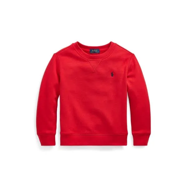 Ralph Lauren Boy's Cotton-Blend-Fleece Sweatshirt - Size 6 in RL 2000 Red