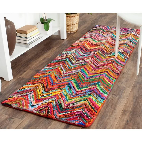 Safavieh Nantucket NAN141B Blue - Multi 5& x 8& Area Rug