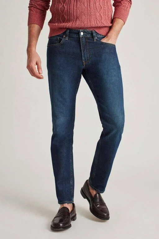 All Season Jean Pants Athletic for Men by Bonobos - Dark Wash - 29