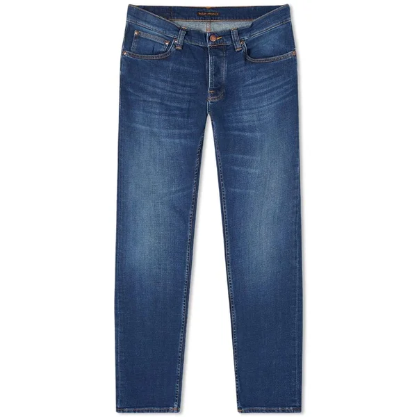 Nudie Grim Tim Jean Indigo Myth - Indigo Myth - 32x22 x 32x22 - 100% Denim - Men's