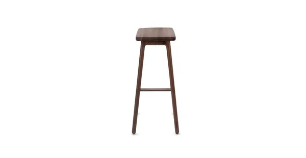 Solid Walnut Counter Stool, Article Esse Modern Furniture