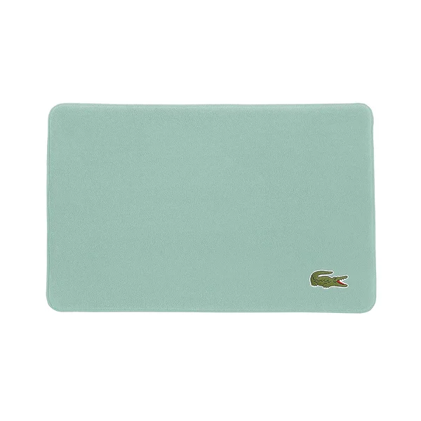 Lacoste Crocodile Bath Rug - Beach Glass