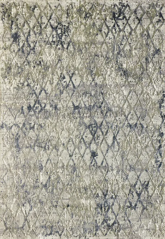 Dynamic Rugs Quartz 27039 7&10x22 x 10&10x22 Light Beige, Blue Rug