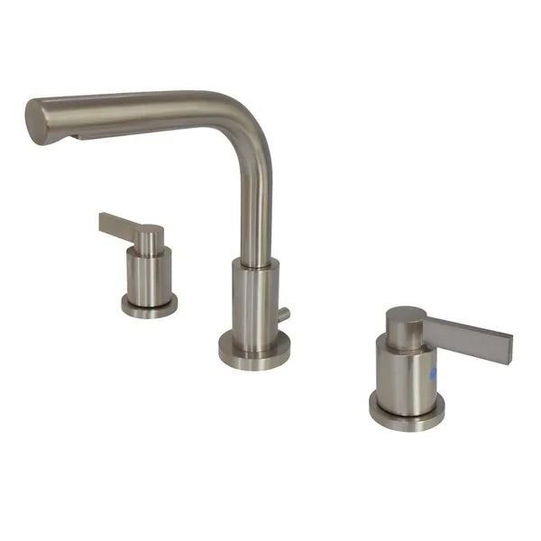 Kingston Brass FSC8958NDL 8 in. Widespread Bathroom Faucet, Brushed Nickel