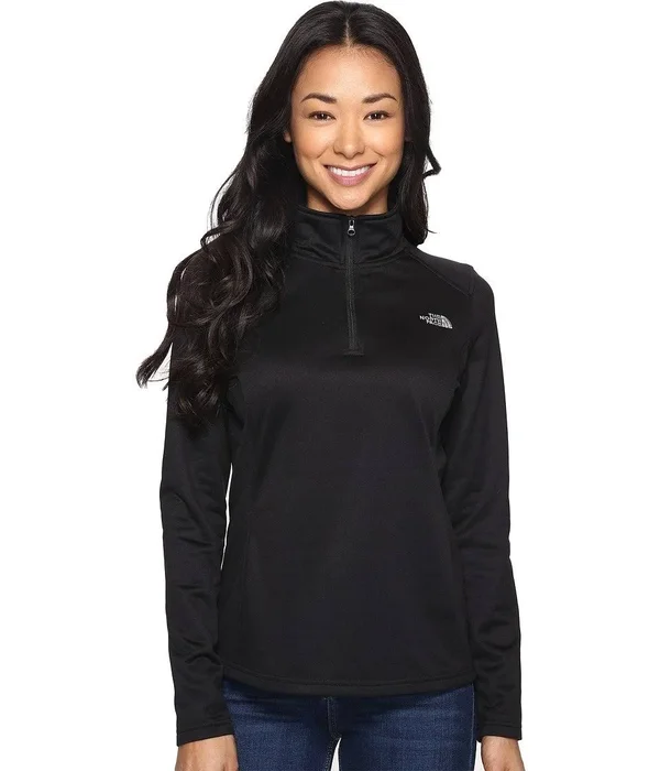 The North Face Women's Tech Glacier 1/4 Zip TNF Black - XL