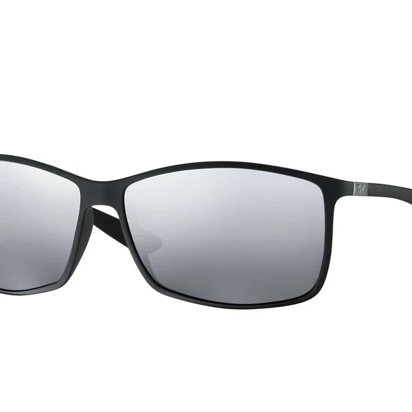 Ray-Ban Polarized Liteforce Sunglasses - Size 62 - Black/Silver Mirror