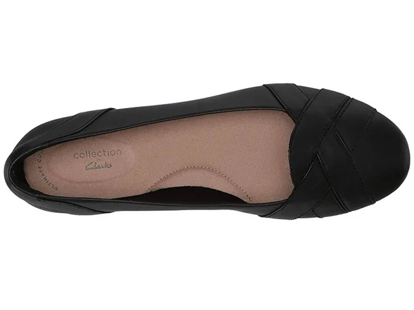 Clarks Gracelin Mia Black Leather - Women's, Size: 8
