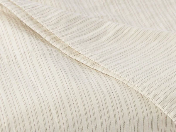 Coyuchi - Organic Crinkled Percale Sheet Set King Undyed w/Hazel-Rosehip