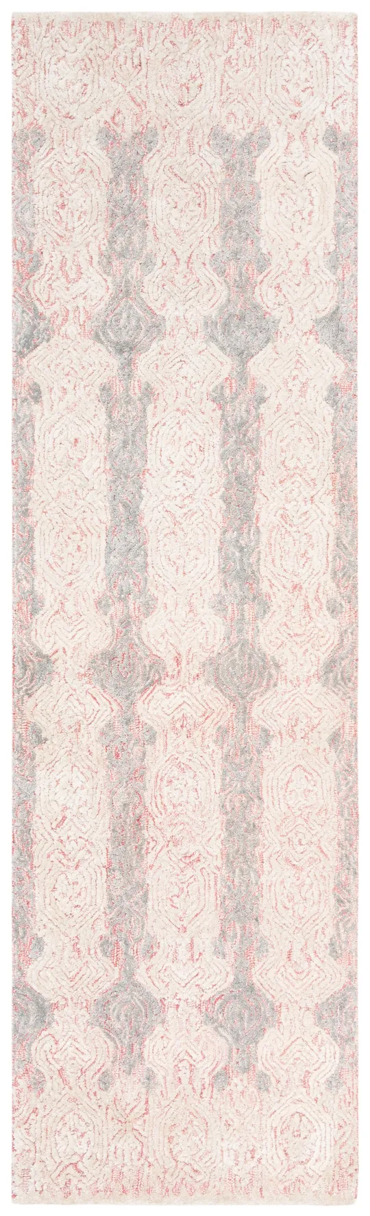 Safavieh Glamour Rug Collection GLM536U - Light Pink - Ivory - 3& x 5&